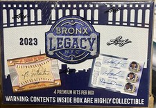 2023 Leaf A Bronx Legacy Baseball Box
