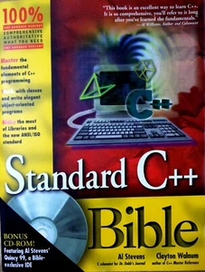Standard C++ Bible Al Stevens Clayton Walnum 2000 Wiley CD-ROM - Picture 1 of 2