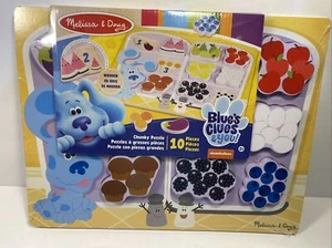Melissa and Doug Blues Clues and You 10 PC Wooden Chunky Puzzle ages 2+ NEW - Picture 1 of 4