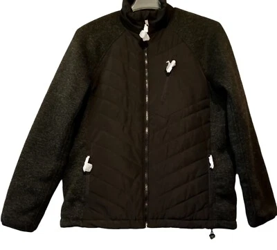 Apt 9 Full Zip  Mock Neck Jacket  Medium  Black  Fleece Lined  MA13K 206RN  NWT - Image 1 of 4