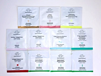 11 DRUNK ELEPHANT Sample Packets ~ A-Passioni, Bamboo Booster, D-Bronzi, Protini - Image 1 of 3