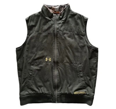 Chaleco de caza Under Armour para hombre talla 2XL verde edredón forrado Realtree Foto 1 de 4