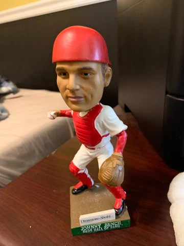 Johnny Bench Bobblehead Cincinnati Reds Hall of Fame 2011 2nd in Series of 5 "E" Cover