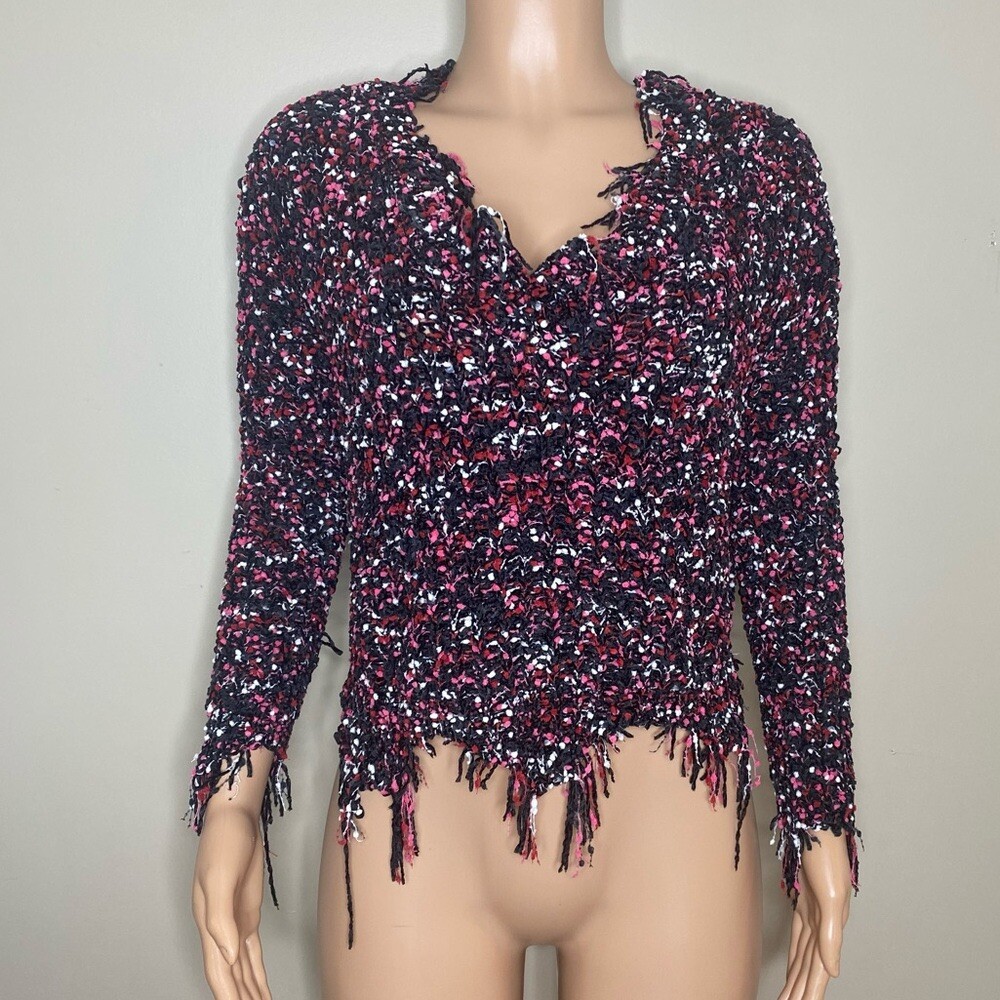 Rue21 NWT Red Pink Black Distressed 