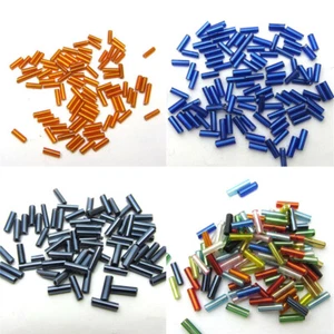 Jewelry Czech 2x6mm 450pcs New Pick Color Tube Beads Bugle 15g Glass Making - Picture 1 of 17