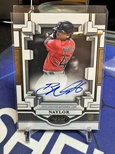 Bo Naylor RC 2023 Topps Tier One Break Out Rookie Auto /299 Cleveland #BOA-BN2 - Picture 1 of 2