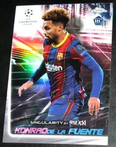 2020-2021 Topps Chrome x Steve Aoki Singularity Konrad De La Fuente rifrattore radiocomandato - Foto 1 di 2