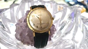 Vintage Benrus Shock-Absorber 10krg Silver -Dial Men's Watch - Picture 1 of 11