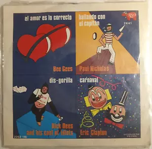 Bee Gees, Paul Nicholas, Rick Dees & His Cast Of Idiots, Eric Clapton, MEX 7" EP - Picture 1 of 4