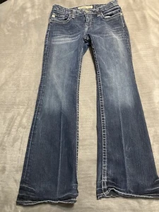 Pantalones de mezclilla acampanados de tiro bajo vintage Big Star Y2K para mujer - Imagen 1 de 11