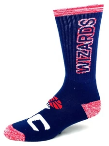 Washington Wizards Basketball Navy & Red RMC Crush Crew Socks - Picture 1 of 2