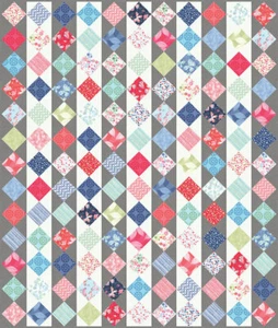 Quilt Pattern LO-LO Moda MISS ROSIE'S Layer Cake Friendly ARIA - Picture 1 of 3