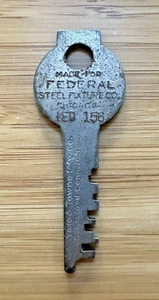 Llave plana vintage Yale Towne Federal Steel Fixture Co Chicago IED 156 # 2453 - Imagen 1 de 2