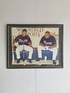 "Braves Atlanta Andruw Jones & Rafael Furcal signiertes Foto 16""x20""" - Bild 1 von 7