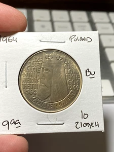 1964 Poland 10 Zlotych - Picture 1 of 2
