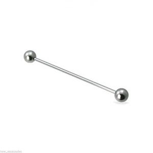 Industrielle 14 Stärke lange 2" 5 mm Stahl Langhantel Kugeln * - Bild 1 von 3