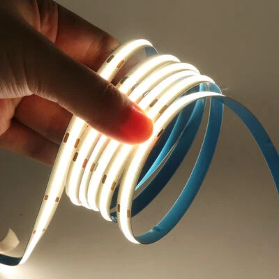 12V 24V Premium COB LED Streifen Strip Kaltweiß warmweiß keine Lichtpunkte 5-20m - Bild 1 von 4
