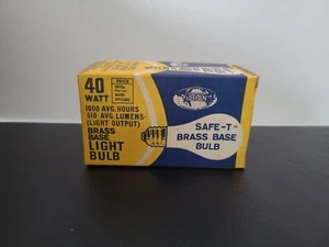 1 Light Bulbs For Pictures/Aquarium Action Tungsram Safe-T Brass Base 40 Watt - Bild 1 von 4