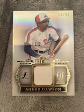 2013 Topps Tribute Andre Dawson Retired Remnants Game Used Jersey #/99