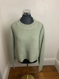 Urban Classics Women’s Wide Oversize Sweater Size M Olive Green - Bild 1 von 7