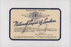 Rare carte de membre du conseil d'administration de la Chevrolet National Legion of Leaders 1939