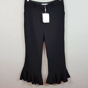 [ ROBERT RODRIGUEZ ] Womens Black Crop Pants NEW RRP$500+ | Size AU 10 or US 6 - Bild 1 von 5