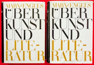 Marx + Engels: Über Kunst und Literatur 672 + 796 S. Leinen OU sauber+rauchfrei! - Bild 1 von 8