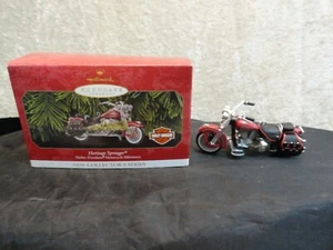 Harley-Davidson Heritage Springer Die Cast Keepsake Ornament Hallmark 1999  - Foto 1 di 5