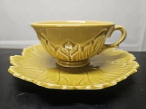 Vintage Golden Fawn Woodfield Steubenville Grape Leaf Tea Coffee Cup & Saucer - Picture 1 of 7
