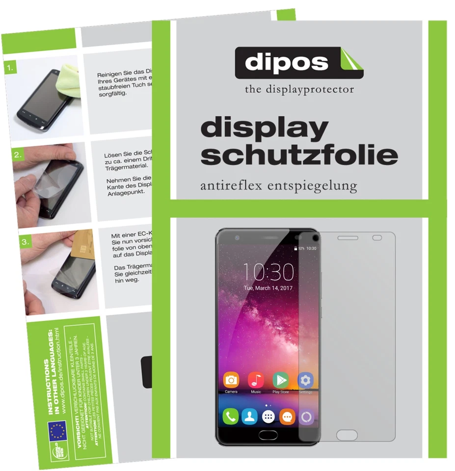 6x Protector de Pantalla para Oukitel K6000 Plus Protección Antideslumbramiento dipos Foto 1 de 4