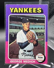 1975 Topps Baseball Card #426 George “DOC” Medich - EX-MT