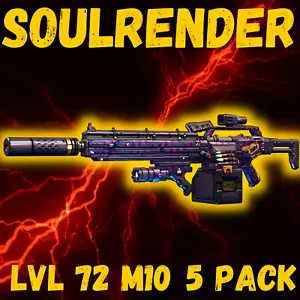 (PS4/5 PC XBOX) - SOULRENDER CONSECUTIVE HITS - Level 72 M10 - 5 PACK - Picture 1 of 6