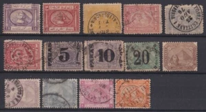 F-EX52736 EGYPT 1867-81 SPHINX & PYRAMID STAMPS LOT. - Picture 1 of 2