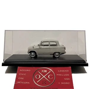 1:43 Mitsubishi Minica 1962 Diecast Toy Car Rare JDM White Sedan Hachette LA20 - Picture 1 of 12