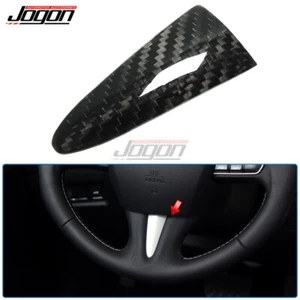 Carbon Interior Steering Wheel Bottom Center Cover Trim For Infiniti Q50 2015-20 - Picture 1 of 9