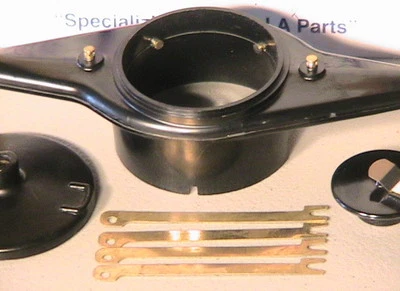 1928-1931 Model A Ford Distributor Cap, Body with Brass Contacts, Rotor, & Wires - Image 1 of 4