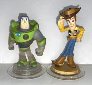 Disney Infinity 1.0 Toy Story Crystal Buzz Lightyear y Woody 1000016 1000035  - Imagen 1 de 1