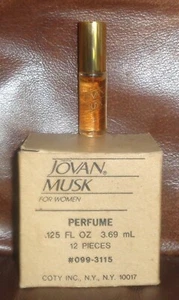 Vtg JOVAN MUSK OIL 1/8 fl. oz. Original Discontinued Perfume Oil- 1 ONLY - Picture 1 of 3