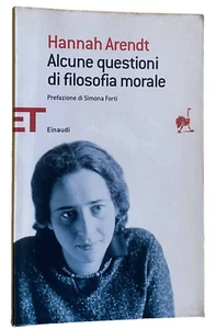 HANNAH ARENDT ALCUNE QUESTIONI DI FILOSOFIA MORALE GIULIO EINAUDI 2006 - Bild 1 von 15