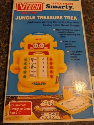 Vintage 90s Vtech Electronic Talking Little Smart Smarty Robot Activity Cards - Image 1 of 3