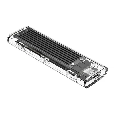  Tragbares HDD Mobile FestplattengehäUse SSD Transparentes Festplatten1924 - Bild 1 von 4