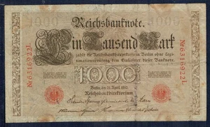 ALLEMAGNE - 1.000 Marques de commerce 1910 Circulé - Gian 2 - Bild 1 von 2
