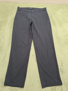 Kirkland Signature Tech Pants Mens 34x30 Black Flat Front Stretch Golf Active - Picture 1 of 10