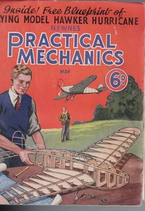 MAGAZINE , PRACTICAL MECHANICS MAGAZINE pbl by NEWNES , MAY 1938 - Picture 1 of 1