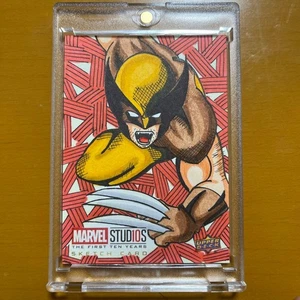 2019 Marvel Studio Wolverine Sketch Card Signed Andy Bohn 1/1 - Picture 1 of 2