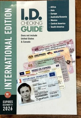 16th Edition International I.D Checking Guide No USA/Canada 2026 Drivers License - Image 1 of 3