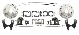 Se adapta a freno de disco trasero GM A, F, X 10/12 perno con freno eléctrico y perforado/ranurado DBK1012LX - Imagen 1 de 6