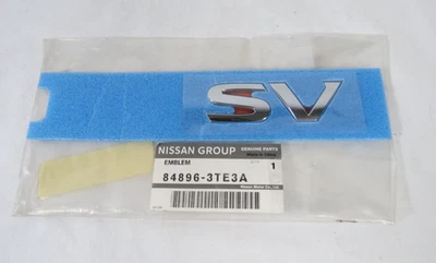 Nissan Máxima SV emblema 2016-2023 maletero trasero cromo insignia letras originales OEM Foto 1 de 3