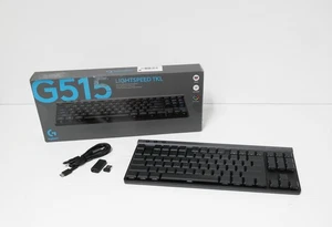 Logitech G515 Lightspeed TKL Low Profile Wireless Gaming Keyboard Black - Picture 1 of 5