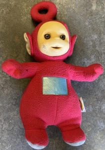 98 Hasbro Playskool TELETUBBIES Talking Po Rosso Vintage Funziona Richiamato Esplicito  - Foto 1 di 4